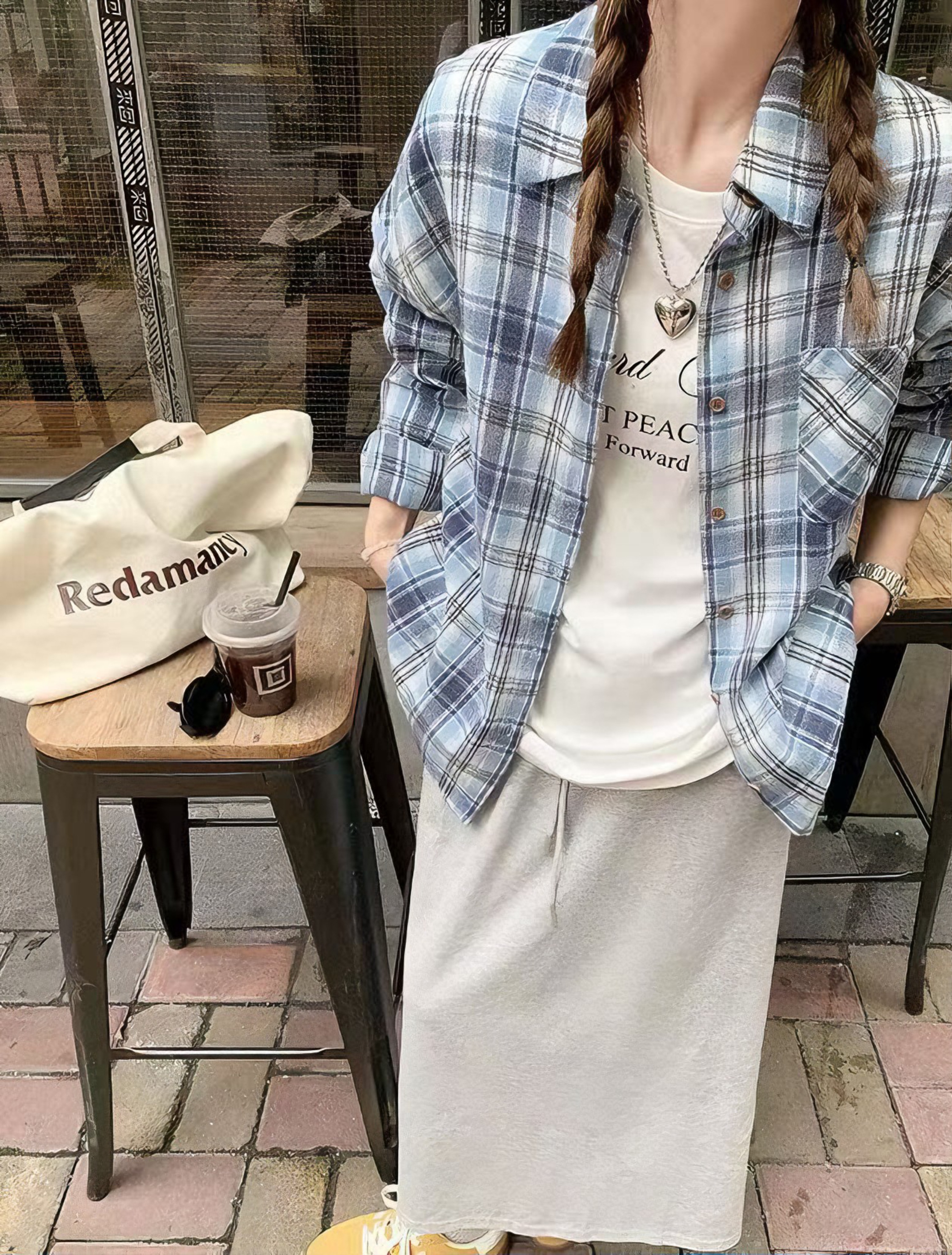 【加拿大直邮】 加拿大 SCENARIO 26春夏新款 微风叠影三件套  蓝色 S-M码 蓝色 M