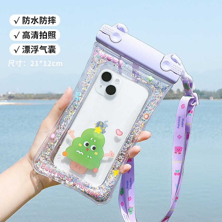 FaSoLa Life 防水スマホバッグ (Loving Tree) - ダブルバックル布コードアップグレード (各) - タッチスクリーン、密閉、カメラ対応 4
