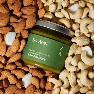 Coconut Matcha Granola Cashew Butter , 4.59 oz 【 Paired with Toast, Yogurt or Used for Baking】
