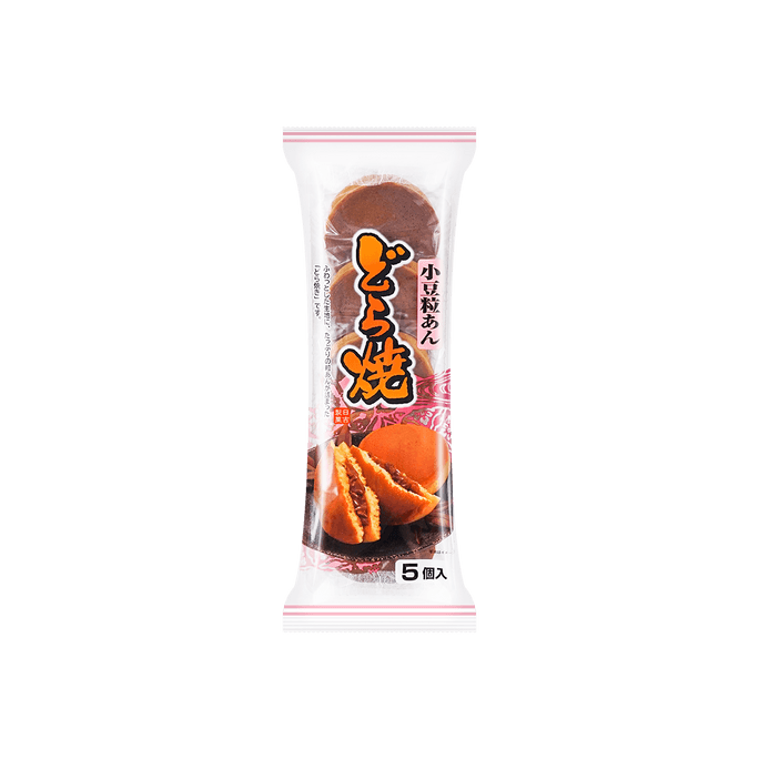 Dorayaki Sweet Red Bean Cake 5pcs,9.8 oz