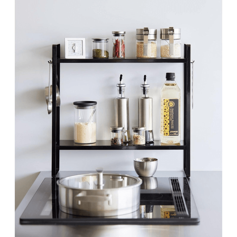 Two-Tier Countertop Rack - Steel Black 10