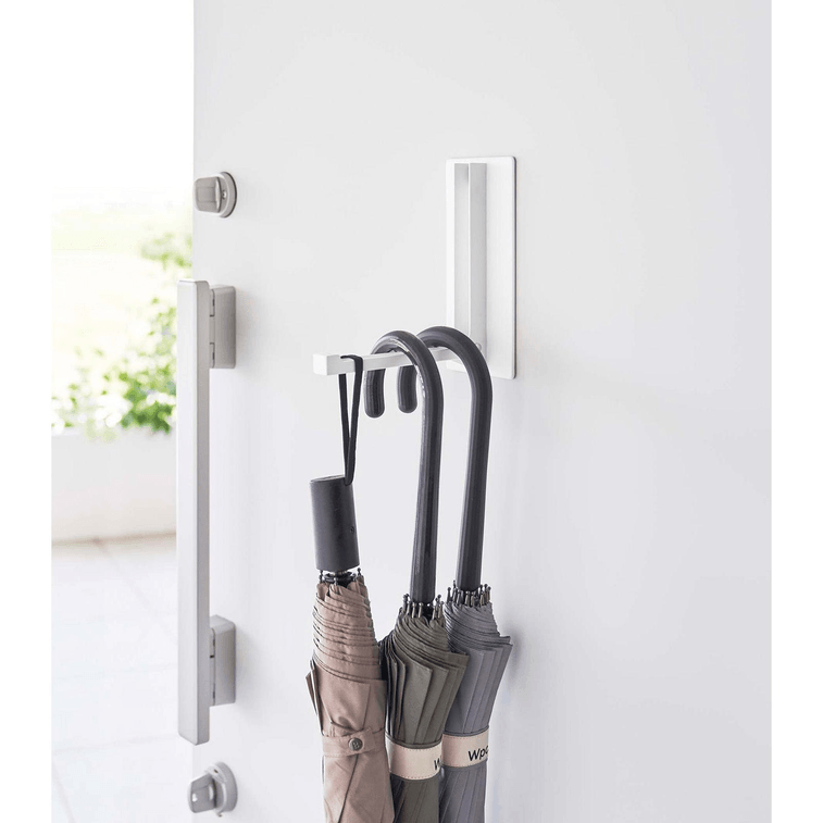 日本 Yamazaki Home 磁性折叠挂钩 - 钢白色 1件 4