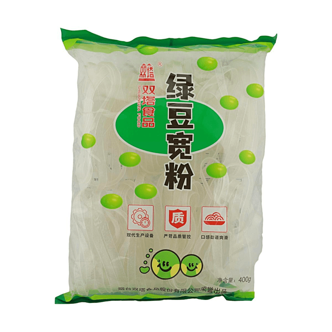 Vermicelles larges de haricot mungo 14,11 oz 【Texture moelleuse et lisse】