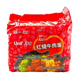 100 Onion Beef Flavor Instant Noodles 100g*5 500g