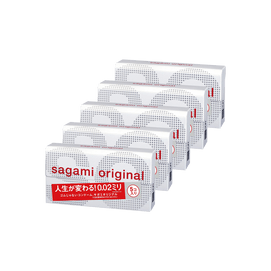 日本SAGAMI相模 幸福002 超薄保險套 5片入*5【超值5盒裝】 成人用品
