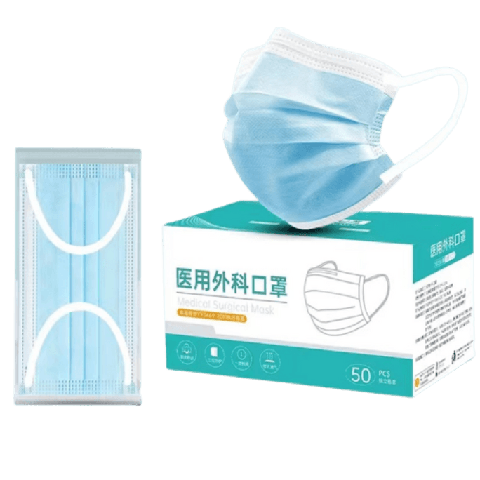 Medical Surgery Independent Packaging Disposable Mask Blue 100 pieces 100 pieces