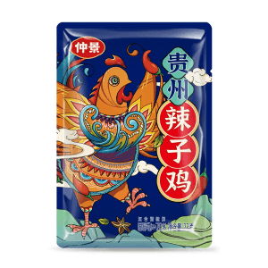 【中国直邮】 仲景 贵州辣子鸡袋装23g*3包组合下饭酱小包装拌饭拌面酱