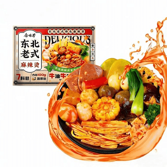 【中国直邮】 合味芳 麻辣烫速食包东北老式黏糊底麻辣烫速食401g*1袋