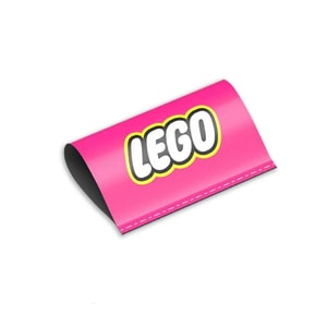 Lego Wash Car Door Logo Sticker/Creative/Decorative Sticker/Toy/Refit-Rose Red 1Pc