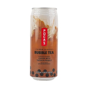 Bubble Tea,Milk Tea With Tapioca Pearls Coffee Flavor,16.5 fl oz