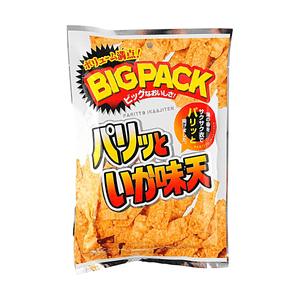 オリジナルイカ天ぷらスナック 1.76 oz【カリカリ食感】【完璧なビールのお供】