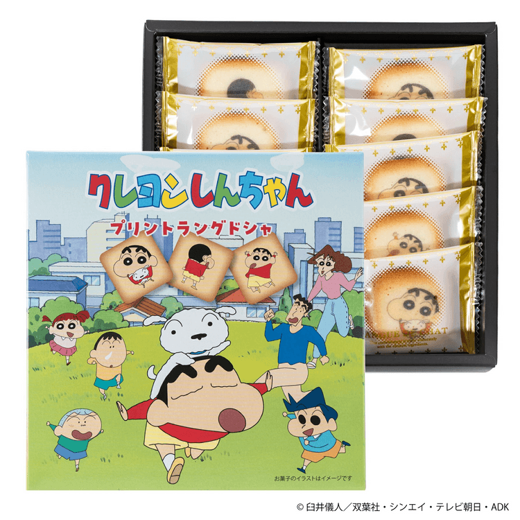 日本直郵】 日本長登屋蠟筆小新貓舌餅乾10枚- Yami