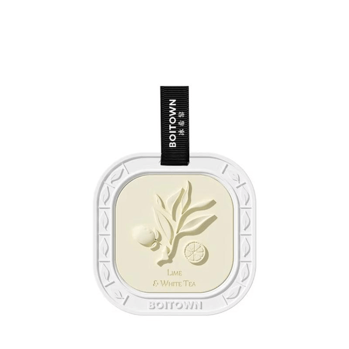 Fragrance Pendant, Car Aroma Diffuser, Long-Lasting Light Fragrance, Lime White Tea 80g*1 Piece