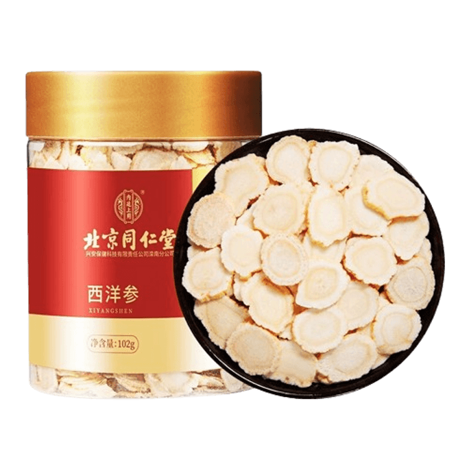 Ginseng Grade American Ginseng With Slices 1 Bottle Total 102g