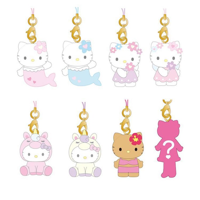 Ornament Collection Series All 8 Random Outings [Hello Kitty]