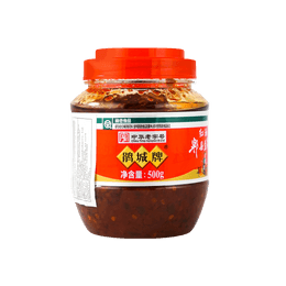 Chili Oil with Broad Bean Paste - Spicy Sauce, 17.63oz
