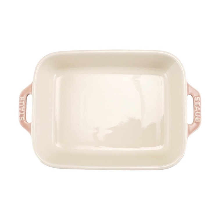 세라믹 베이킹 접시 세트, 4개, 마카롱 혼합 베이킹 접시 세트, 라이트 핑크 13