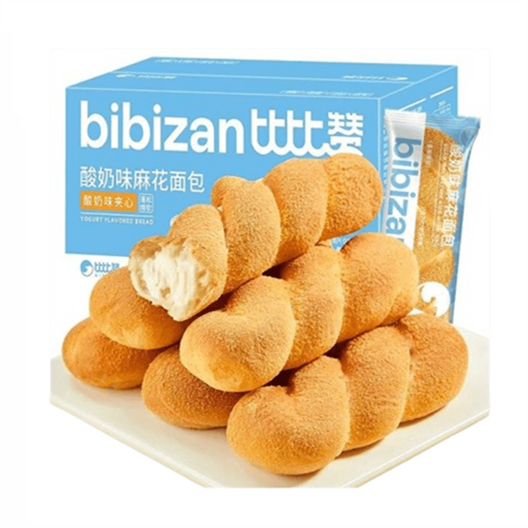 Yogurt-Flavored Twist Sandwich Breakfast Snack 300G/ Box - Yami.com