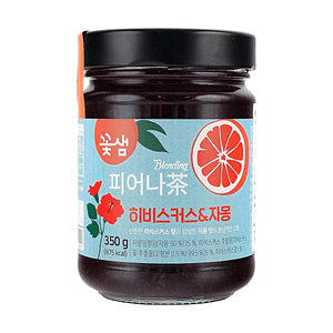 Hibiscus & Grapefruit Tea with Honey Marmalade 12.3 oz【Sweet and Sour Refreshment】【Real Fruit Ingredients】