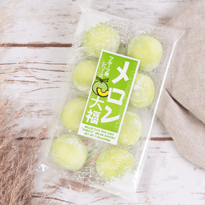 Baked Soft  Rice Cake  - Melon  198g【Japanese Mochi Daifuku Dessert】
