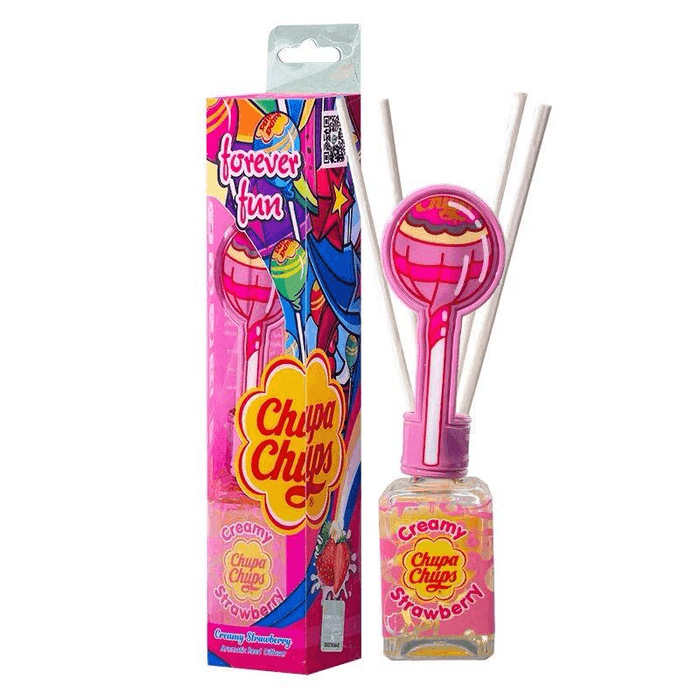【中国直送】CHUPA CHUPS チュッパチャップス フレームレスリードディフューザー 長時間持続ルームフレグランス エッセンシャルオイル香水 ストロベリーの香り 30ml