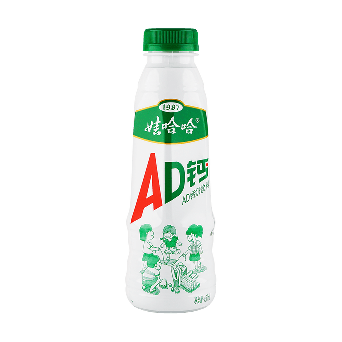 娃哈哈 AD鈣奶 乳酸牛奶飲料 450ml 【大瓶裝】