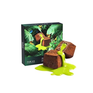 Fashimiyu Happy Jam Flowing Chocolate Dubai-style Filled Dark Chocolate Snack Box 1 Box (80g Happy Jam Flowing Chocolate)