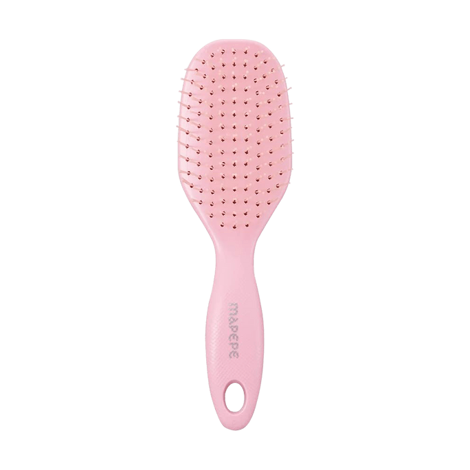 Mini Massage Detangling Hair Brush - Pink