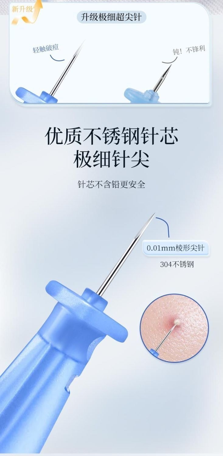  大嘴猴 拋棄式特級粉刺針50支裝/盒 祛痘 閉口 去黑頭 粉刺 脂肪粒 暗瘡超細針
