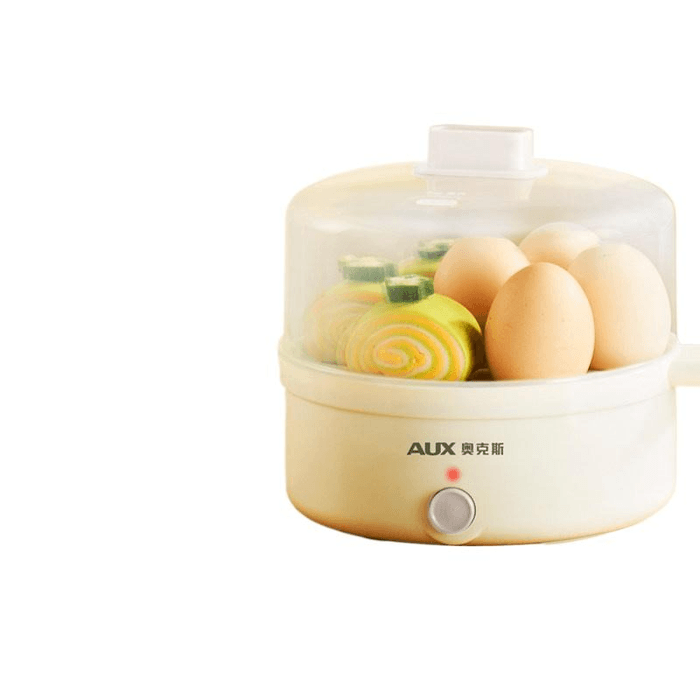 Ox Electric Egg Cooker Multifunctional Steamer For Home Use, Small White, Single Layer (1 Unit)