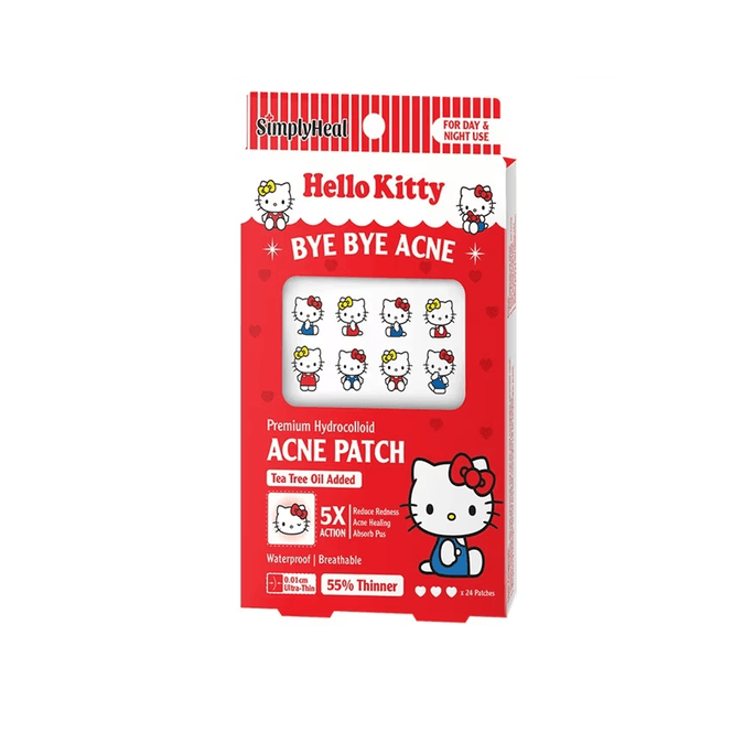 HELLO KITTY Day & Night 0.01cm Premium Hydrocolloid Acne Patch Limited Edition 20s