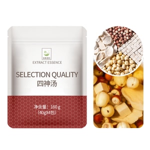 【中国直邮】谷本道元 四神汤(4包)/袋  160g 山药芡实茯苓莲子中药材料干货煲汤茶包 安神保健