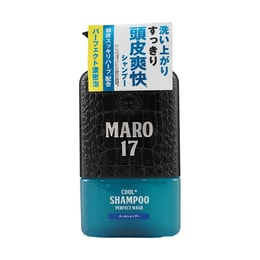 日本MARO17摩隆 冷感滋养头皮防脱洗发水 无硅油 防脱固发 油性发质 除味营养 330ml #蓝色冰感防脱【蓬松丰盈 发量作弊】