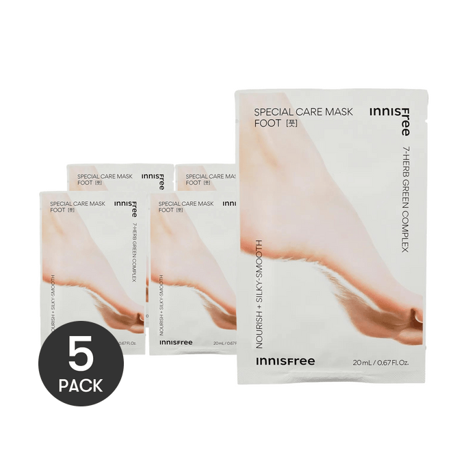 Foot Mask 0.68 fl oz *5 Pairs【Value Pack】