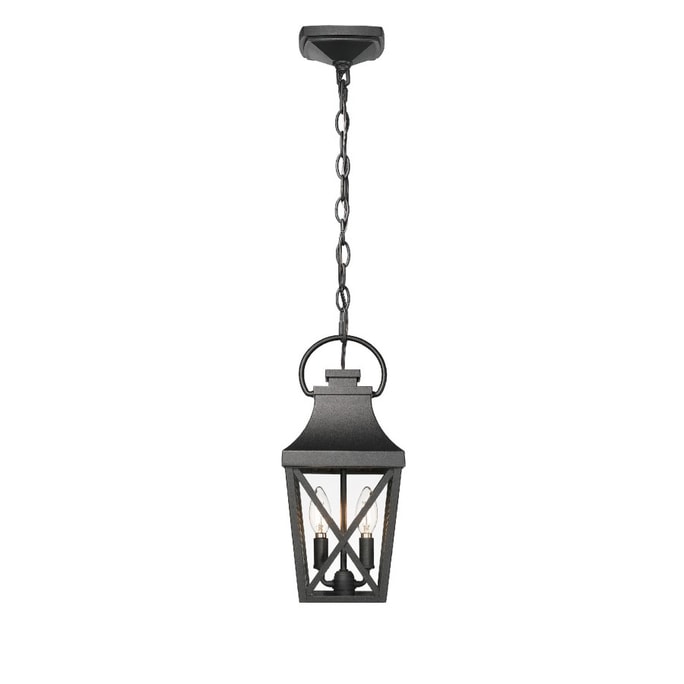 Quick installation of pendant light flexible lighting all climate black 1 piece