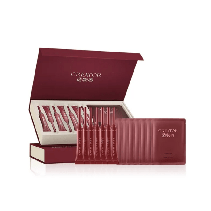 Firming Collagen Neck Care Kit - 7x Neck Mask➕7x Collagen Essence