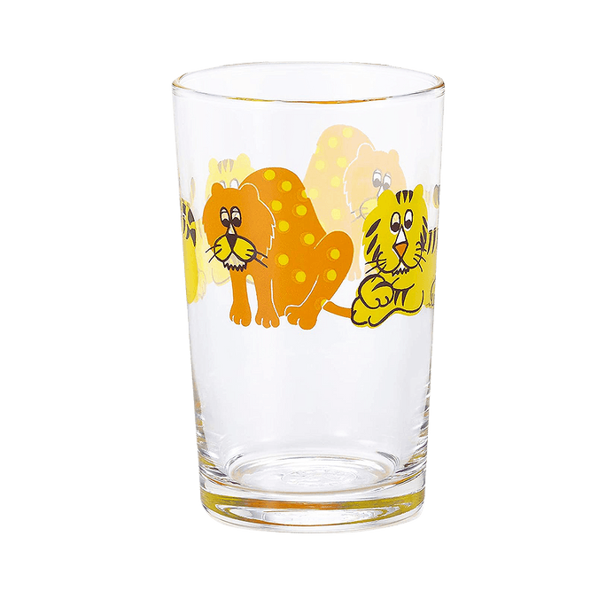 이시즈카 유리 귀여운 동물 레트로 주스 컵 200ml