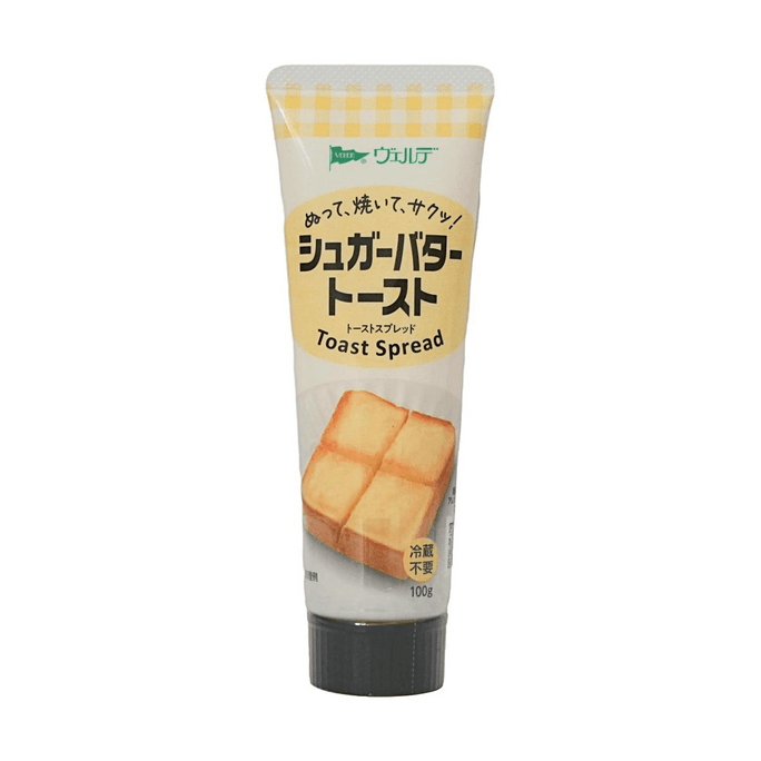 Tartinade de pain grillé au beurre et au sucre 3,53 oz【Texture croustillante】【Facile à utiliser】