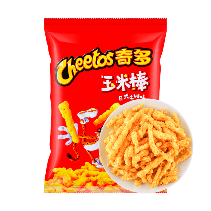 奇多CHEETOS 玉米棒日式牛排味 90g