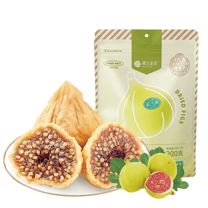 【中国直邮】楼兰蜜语 开口笑无花果干天然新鲜水果干孕妇可食 200g*1袋装