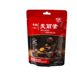 【中国直邮】梁丰 巧克力牛奶巧克力麦丽素纯可可脂巧克力酥脆麦芯夹心儿童零食30g*2袋