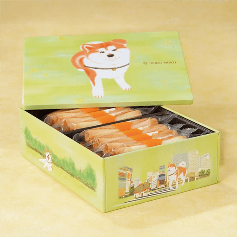 【日本直郵】 日本 Yoku Moku 忠犬八公 蛋捲禮盒 16枚 3