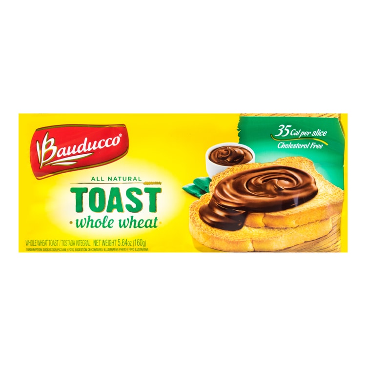  Bauducco Whole Wheat Toast - 5.64 oz