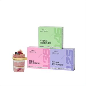 [중국에서 온 다이렉트 메일] Su Qingzi 아보카도 맛 오트밀 그릇 치아씨 과일 오트밀 조기 포만 식사 대체 영양 245g/box