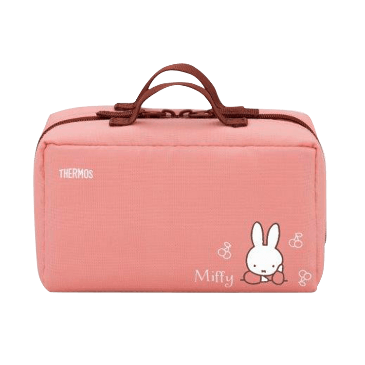 1pc Pink Double-layer Large Capacity Insulated Lunch Box With