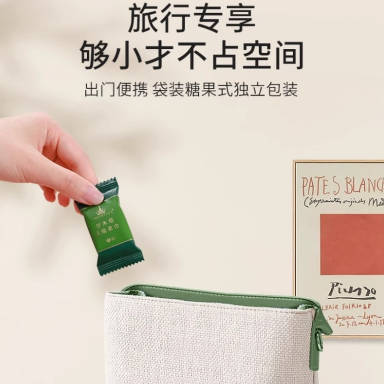 【中国直邮】 尔木萄 一次性压缩毛巾 旅行便携装 20片 3