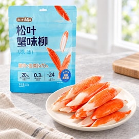 盐津铺子 松叶蟹味柳 200g【高蛋白低脂肪】【鲜甜嫩滑】