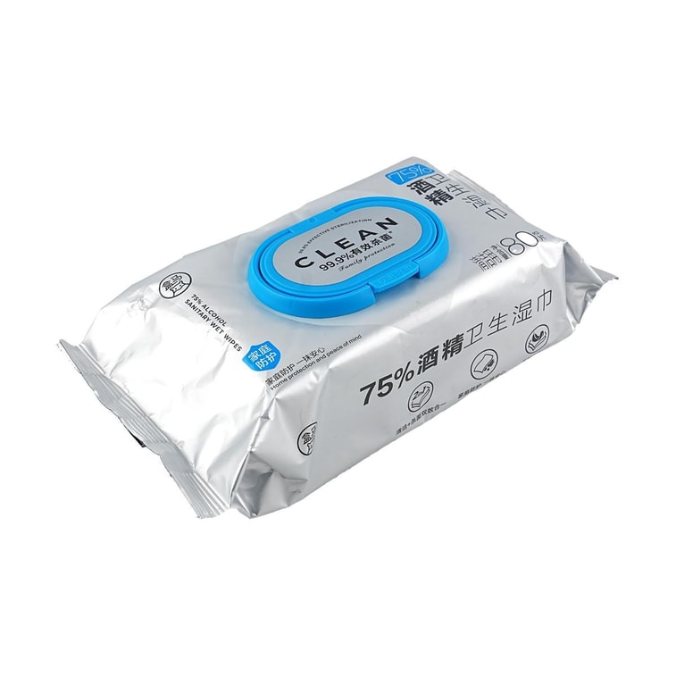 75%アルコール除菌ウェットティッシュ 80枚 15