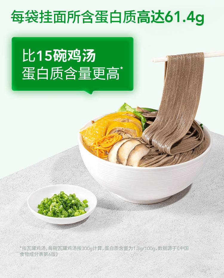 【中国直邮】 慢教授 低GI慢糖挂面 180g