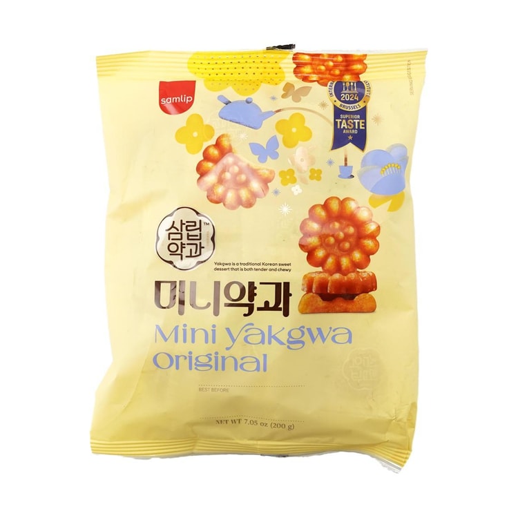 SAMLIP Korean Traditional Deep-Fried Sweet Honey Cookie Yakgwa